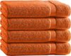 TRENDBUY24 Handtuch Set Handtücher Duschtücher Gästetücher Baumwolle Frottee Premium 4er Set, 100% Baumwolle (4-St), Duschtuch Bild 4