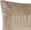 pad home Kissenhülle Letters Philosopher Taupe 30 x 50 cm 30 x 50 cm Bild 2