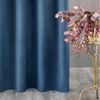 Design91 Samtvorhang, Ösen, Polyester blau, 140x250 cm Bild 3