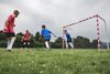 Hudora 'Allround' Fußballtor, Stahl weiß / rot, 300 x 200 x 110 cm Bild 5