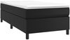 vidaXL Polsterbett Schwarz 80x200 cm Kunstleder Bild 3