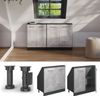 Dachschrägenschrank Rion Beton/Anthrazit mit 2 Türen Vicco Bild 5
