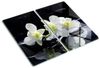 Tulup Schneidebrett Glas Herdabdeckplatte Spritzschutz Blumen & Pflanzen Orchidee, (2-St) Bild 4