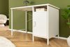 riess-ambiente Schreibtisch DURA STEEL 100cm weiß - Metall, Stauraum, zeitlos, Regalfächer, stabil (Einzelartikel, 1-St), Matter Arbeitstisch - ideal für Arbeits- oder Wohnzimmer & Home Office Bild 3