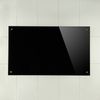 Küchenrückwand Spritzschutz Fliesenspiegel Küche Wandschutz Glas 6mm ESG Schwarz - 90x40CM Bild 3