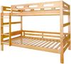 Etagenbett aus Kiefernholz, teilbar in 2 Einzelbetten, 90x200 cm, Natur, ohne Matratze Bild 5