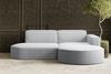 Kaiser Möbel Ecksofa Designer MODENA STUDIO L stoff Poso, Neve, Quelle Bild 5