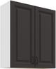 Hängeschrank 80 cm Stilo Grau Küchenzeile Küchenblock Küche Landhaus Höhe 90 cm Bild 5