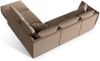 Micadoni Modulares Ecksofa Chris 4-Sitzer Rechts Samt Hellbraun Bild 4