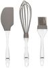 kela Back-Set 3tlg Backset ENNIE Grau Pinsel Teig-Schaber Schneebesen Silikon Bild 2