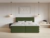 Selsey 'Alegre' Boxspringbett mit Bettkasten, olivgrün, 140x200 cm Bild 3