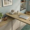 Schreibtisch Notivo Cashmere 135 x 55 cm mit Aktenschrank Vicco Bild 4
