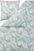 Estella Mako Jersey Bettwäsche 135x200 Rabea alge Blätter Monstera grün 6301-545 Bild 4