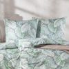 Estella Mako Jersey Bettwäsche 135x200 Rabea alge Blätter Monstera grün 6301-545 Bild 2