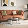 vidaXL Couchtischbeine 4 Stk. Weiß 42-44 cm Stahl 4012465 Bild 3