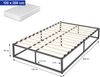 ML-DESIGN Metallbett Bettgestell Bettrahmen Stahlrahmen mit Lattenrost Metallbettrahmen, Einzelbett Paris Einzelbettgestell Gästebett Metall Bild 5