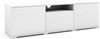 TV-Schrank 150 cm, Fernsehtisch, Lowboard, Mattweiß, Push-to-Open System, Modernes Design, Masimo, 42 x 40 x 150 cm Bild 2