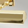 Wandlampe, Bilderleuchte, Stahl Messing, B 40,2 cm Bild 3