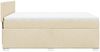 vidaXL Boxspringbett mit Matratze Creme 160x200 cm Stoff 3285937 Bild 5