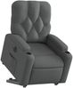 vidaXL Relaxsessel mit Aufstehhilfe Elektrisch Dunkelgrau Stoff 3204735 Bild 4