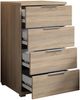 Nachtkommode >Smilla< in Eiche Sonoma, Melamin - 46x79x42cm (BxHxT) Bild 5