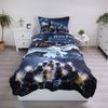 Harry Potter Bettwäsche-Set Mikrofaser 140 × 200 cm + 70 × 90 cm mit Reißverschluss Bild 2