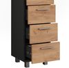 Midischrank Ilias Anthrazit/Goldkraft Eiche 30.2 x 95 cm Vicco Bild 5