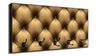 Wallario Garderobenpaneel Goldene Ledertür (1-teilig, inkl. Haken und Befestigung), 80x40 cmHolz Bild 2