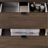 Lomadox Badmöbel-Set TEMUCO-56-WALNUT, (Spar-Set), 80 cm breit in Walnuss mit Rahmenfräsung, wandhängend Bild 2