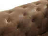 Vente-unique - EDWINA Sofa StoffStoff Braun - B 91 cm x H 76 cm x L 162 cm Bild 5