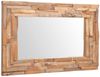 vidaXL Dekorativer Spiegel Teak 90 x 60 cm Rechteckig 244563 Bild 5