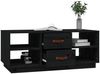 Couchtisch Schwarz 100 x 50 x 41 cm Massivholz Kiefer [818274] Bild 4