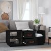 Couchtisch Schwarz 100 x 50 x 41 cm Massivholz Kiefer [818274] Bild 3