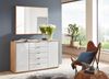 WIEMANN Kombikommode Cardiff Sideboard, Wäscheschrank, teilmassiv Bianco-Eiche, Schubladen (Kommode 141x86x43 cm, braun, mit Dämpfung, MADE IN GERMANY), verschiedenen Ausführungen, inklusive Einlegeböden Bild 2