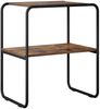 vidaXL Konsolentisch Geräucherte Eiche 80 x 42,5 x 70 cm Holzwerkstoff 8007517 Bild 2