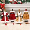 ABC Weinflaschenbezug, für Weihnachten, rot, Polyester, 4 x 20 x 25 cm Bild 5