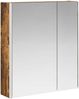 vidaXL Badezimmerspiegelschrank Geräucherte Eiche 63,5 x 15,5 x 70 cm 889243 Bild 5