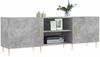 TV-Lowboard, TV-Schrank Betongrau 150x30x50 cm Holzwerkstoff Bild 3