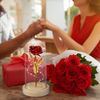 Relaxdays Ewige Rose im Glas Bild 5