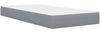 vidaXL Bettgestell mit Matratze Hellgrau 90 x 190 cm Stoff 3415262 Bild 5