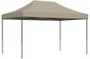 vidaXL Pop-Up Partyzelt, faltbar, ohne Seitenteilen, Stahl / PE, Taupe, 315 x 440 x 292 cm Bild 5