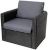 Hobbygarden Sitzkissen und Rückenlehne für Rattanmöbel – 2-teilig (Sitz + Rückenlehne), 50x50, 60x60, 70x70 cm – wasserabweisend, Anti-Rutsch, Indoor & Outdoor Bild 4