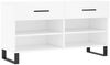 vidaXL Schuhbank Weiß 102x35x55 cm Holzwerkstoff 829764 Bild 2