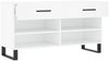vidaXL Schuhbank Weiß 102x35x55 cm Holzwerkstoff 829764 Bild 5