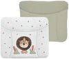 Ceba Baby® weiche Wickelauflage 75x72 cm - Baby Wickelunterlage- Wickeltischauflage für Junge und Mädchen - Wasserdicht, abwaschbar - OEKO-TEX® Standard 100 - Made in EU -Löwe, der König Bild 2