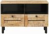 vidaXL Stauraumschränke Natur 70 x 33 x 46 cm Massivholz Mango 4018845 Bild 4