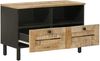 vidaXL Stauraumschränke Natur 70 x 33 x 46 cm Massivholz Mango 4018845 Bild 3
