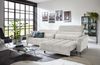 Big-Sofa >Wolve< 2x elektr. Verstellung, 2 Kissen, Cord taupe - 280x108x118cm (BxHxT) Bild 4