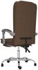 vidaXL Bürostuhl mit Massagefunktion Braun Stoff, Drehbar [349660] Bild 5