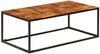 vidaXL Couchtisch 110x60x40 cm Massivholz Akazie und Stahl 246678 Bild 3